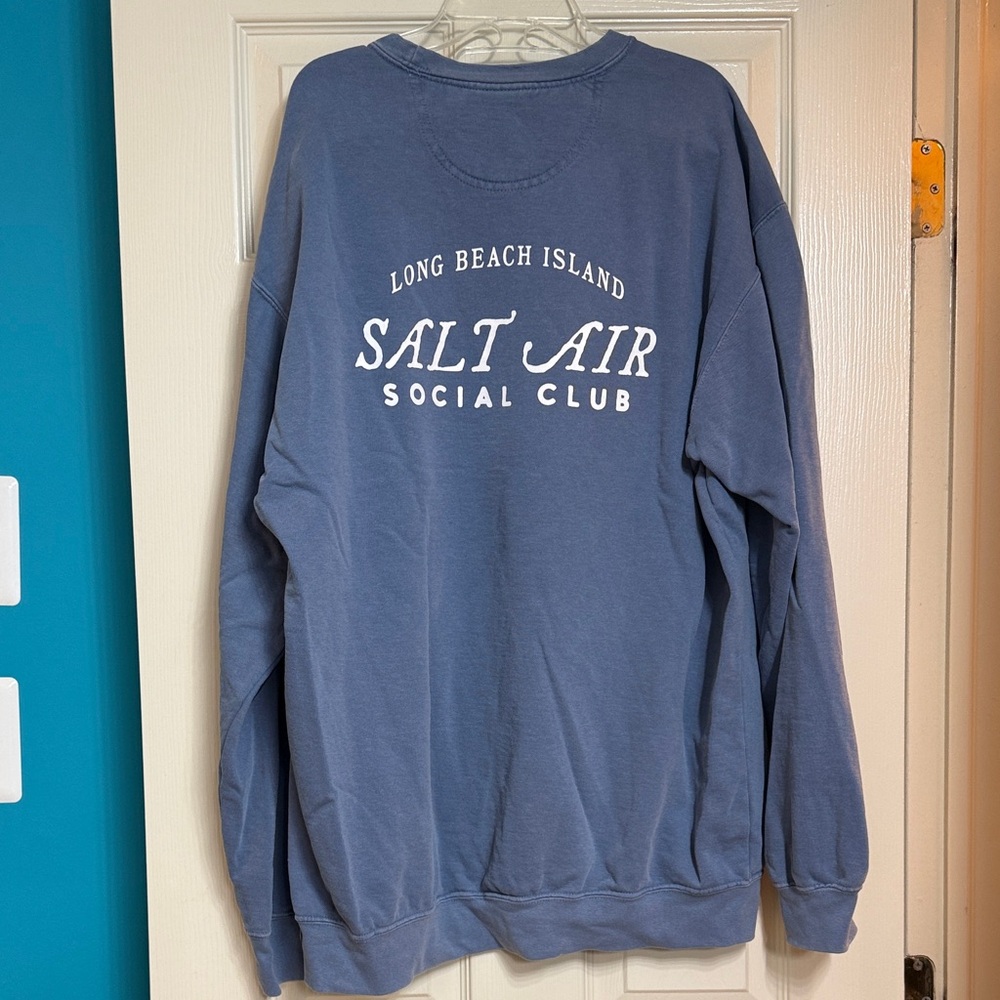 SALE🏝️Comfort Colors Blue Oversized Sweatshirt